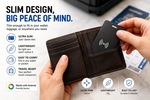Wireless Charger Anti-Lost Card for Apple Devices